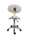 Taburete con Respaldo (BLANCO)