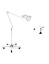 Infrared lamp with 5-wheel base or table