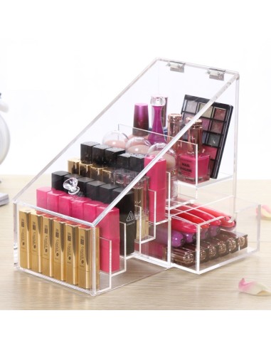 Caja De Maquillaje De 7 Cajones De Acrílico Transparente