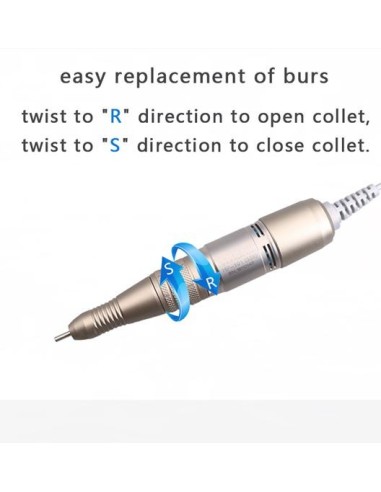 MICROMOTOR TORNO MANICURA Y PEDICURA 35000 rpm