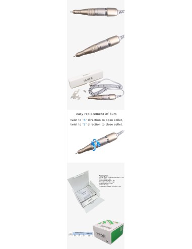 MICROMOTOR TORNO MANICURA Y PEDICURA 35000 rpm