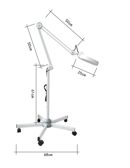 Lámpara lupa 5 aumentos Lámpara lupa 5 aumentos