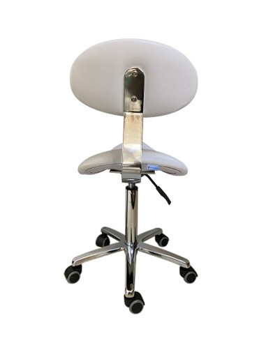 Taburete con Respaldo (BLANCO)