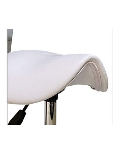 Taburete con Respaldo (BLANCO)