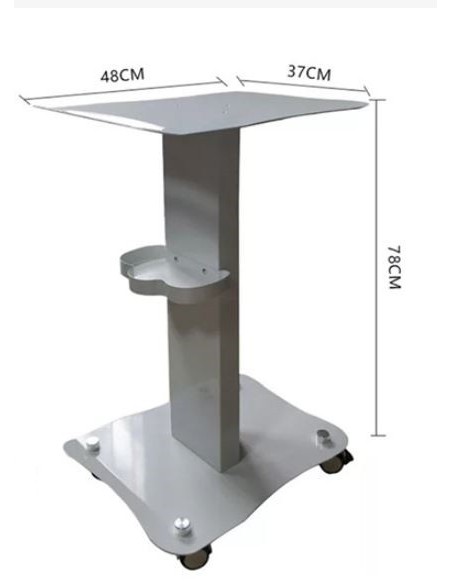 Carrito de Hierro para Equipo de Belleza para SPA Peluquería Salón de Belleza Hogar Carga Máx 65kg