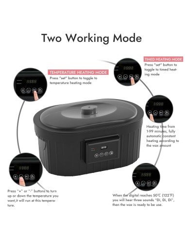 Baño de parafina 5L para manos y pies